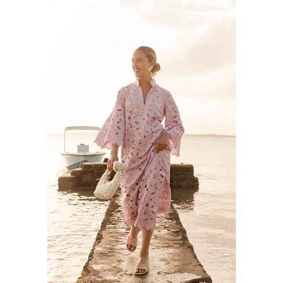 TUCKERNUCK Lilac Floral Lace Clarice Dress Size L NWT Retail $348 Tuckernuck - Picture 9 of 10